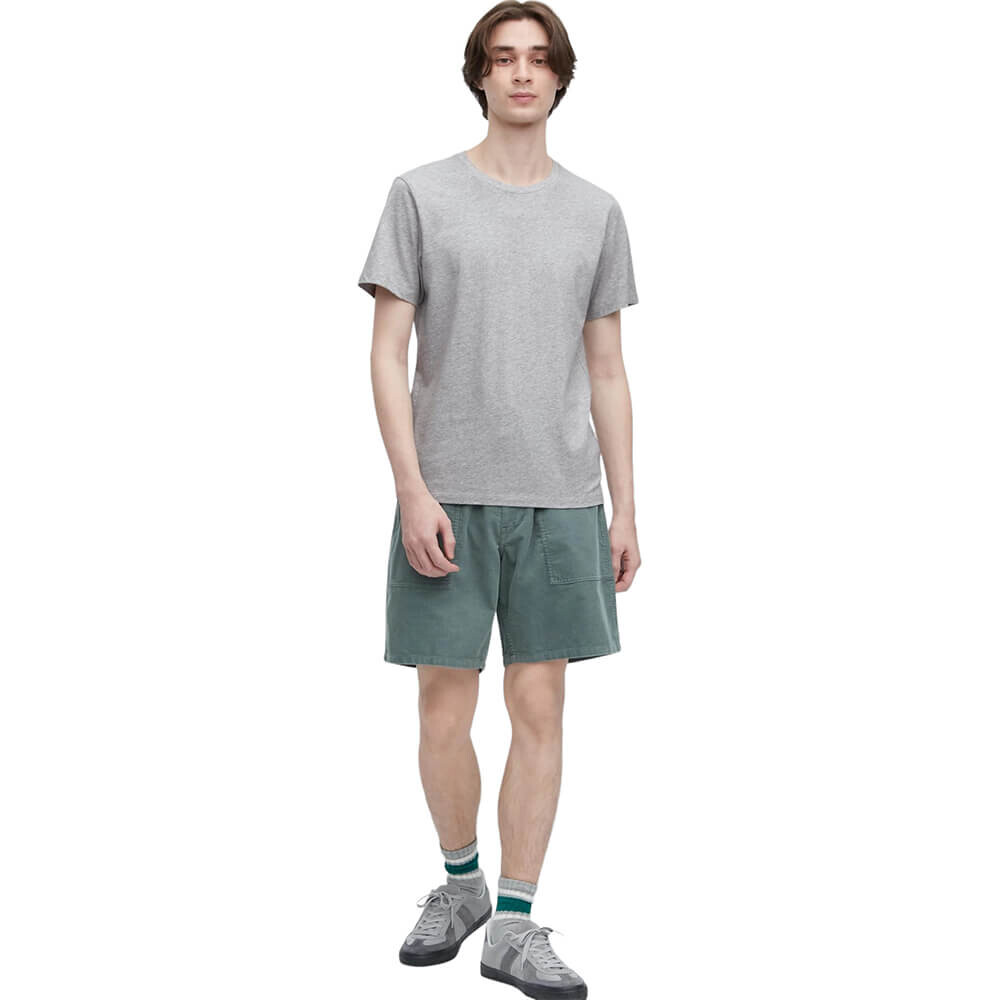 

Футболка Uniqlo Supima Cotton Crew Neck Short Sleeved, серый