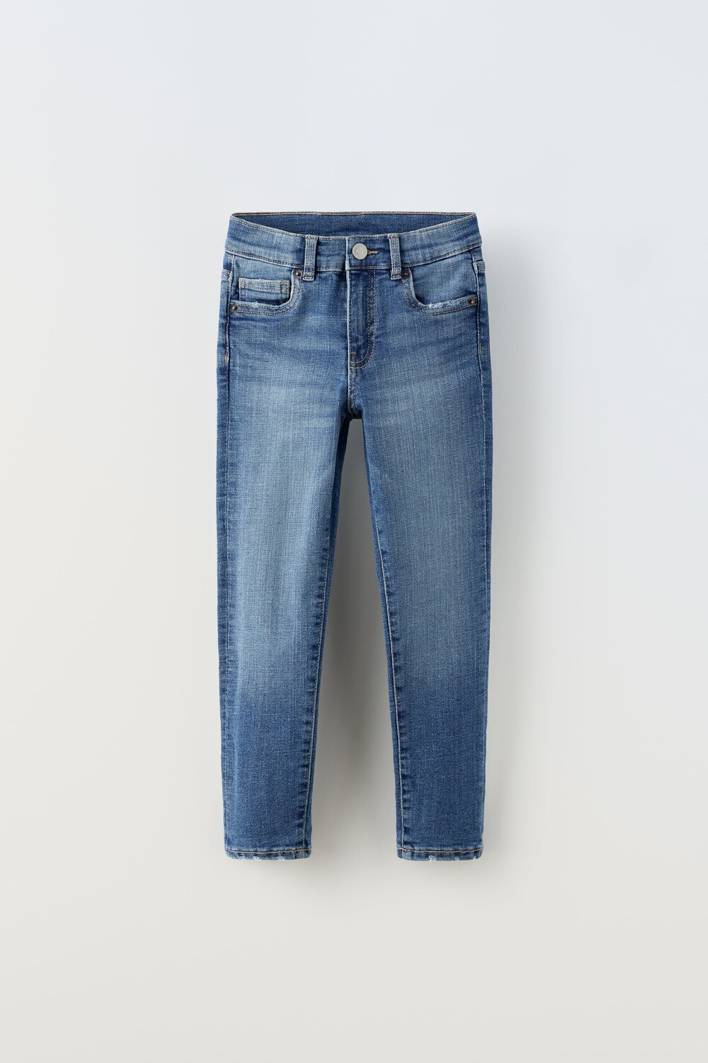 

Джинсы скинни Zara, средне-синий