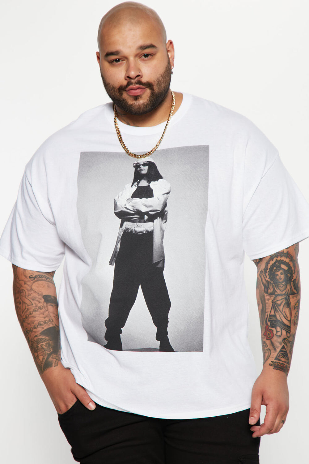 

Футболка Fashion Nova AYH0105M1000, белый