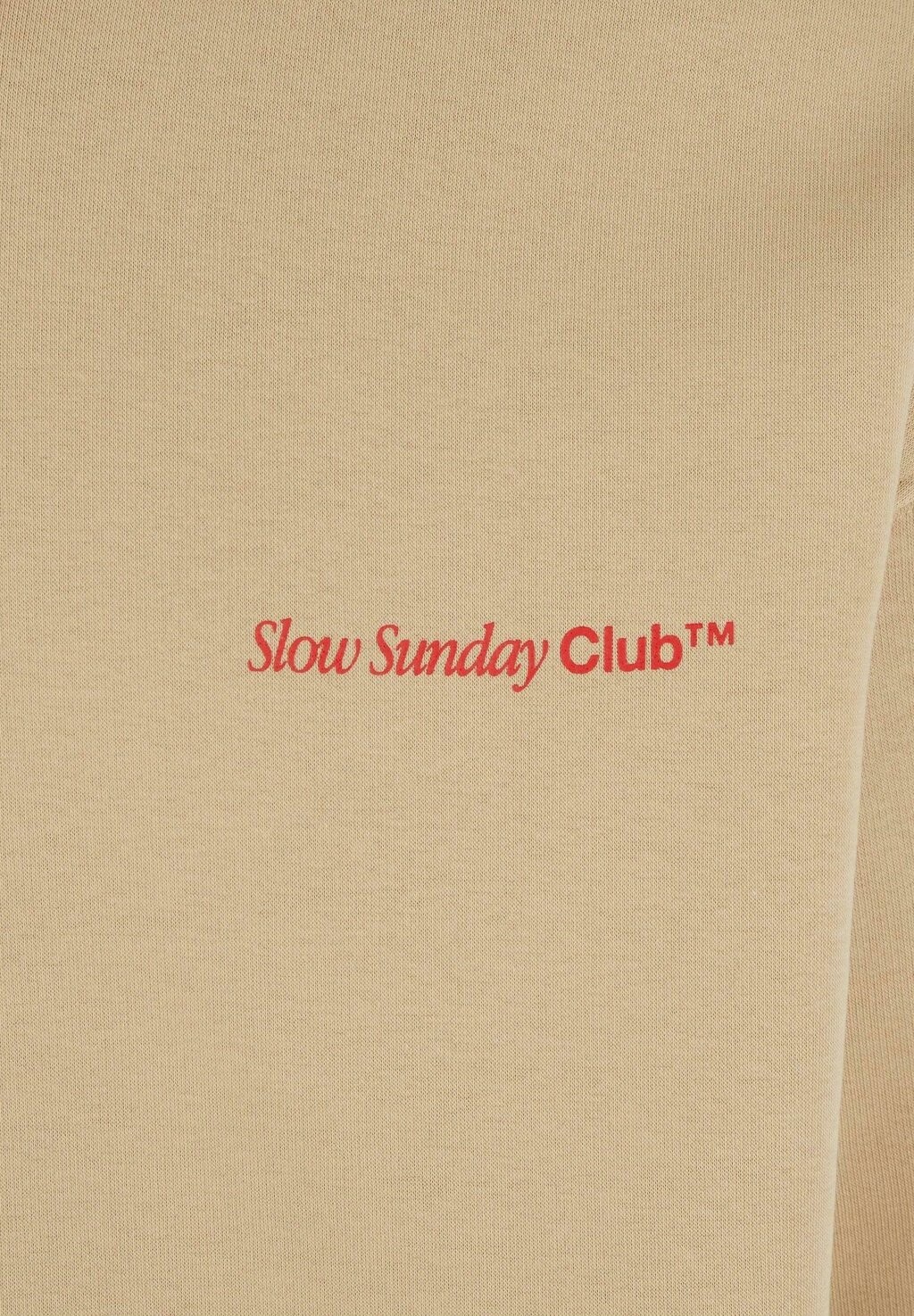 

Толстовка с капюшоном SLOW SUNDAY COFFE CLUB OVERSIZE UNISEX Another Cotton Lab, бежевый