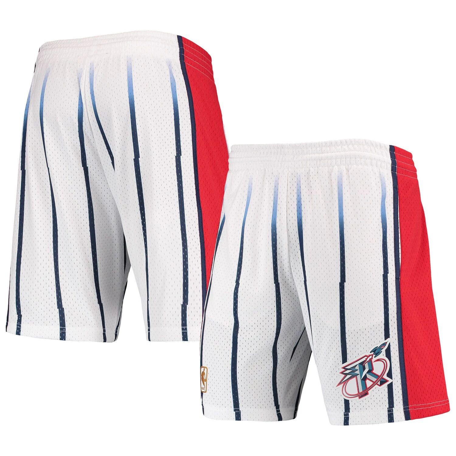 

Мужские шорты Mitchell & Ness White Houston Rockets 1996-97 Hardwood Classics Swingman