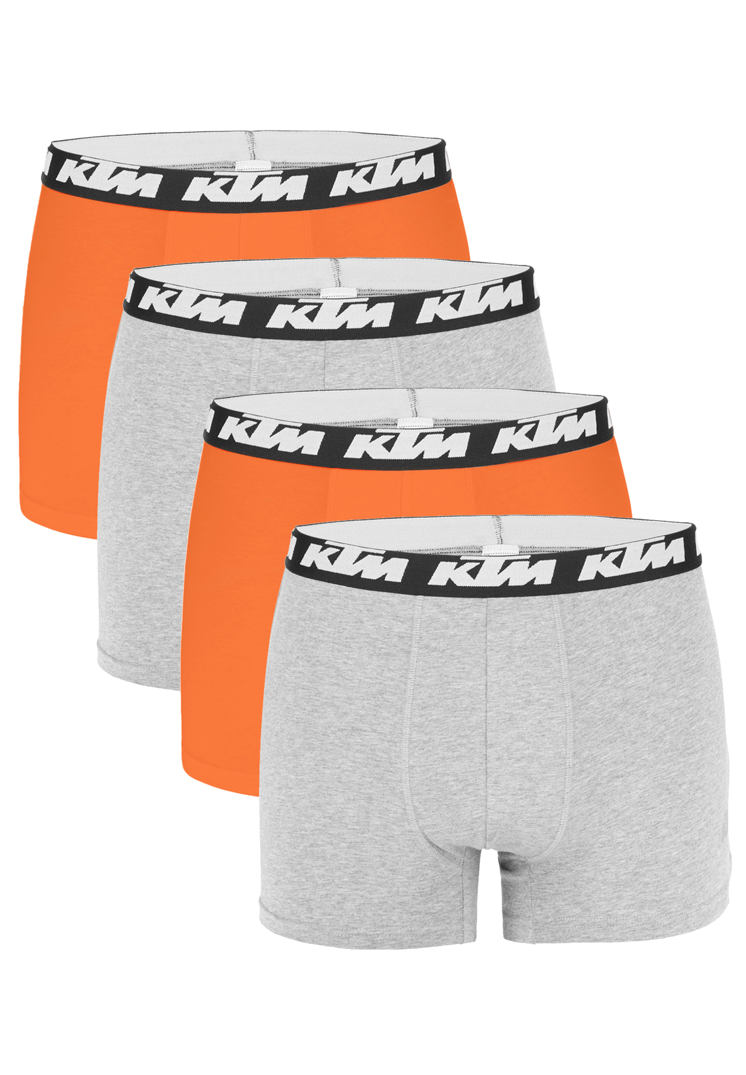 Боксеры KTM Boxershorts 4 шт, цвет Light Grey / Orange боксеры ktm s 8 шт man cotton цвет dark grey light grey