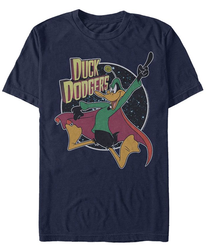 Мужская футболка с коротким рукавом Looney Tunes Daffy Duck Dodgers Fifth Sun, синий
