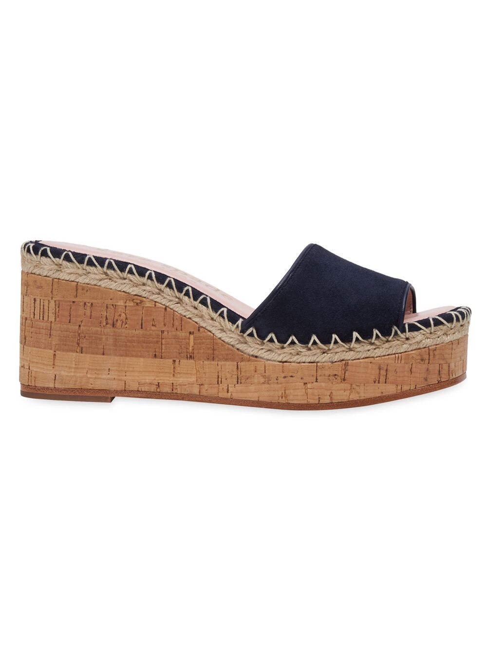 

Замшевые босоножки на танкетке Cosette 75MM kate spade new york, синий