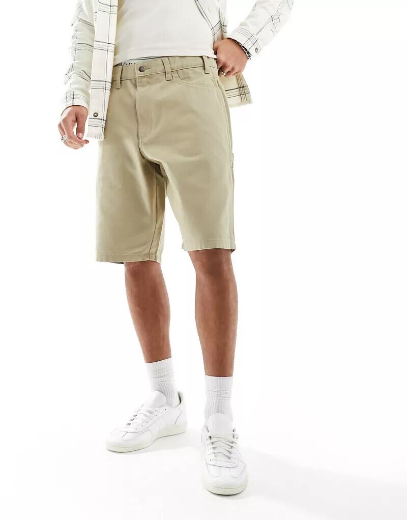 

Светло-коричневые льняные шорты Dickies Duck Canvas