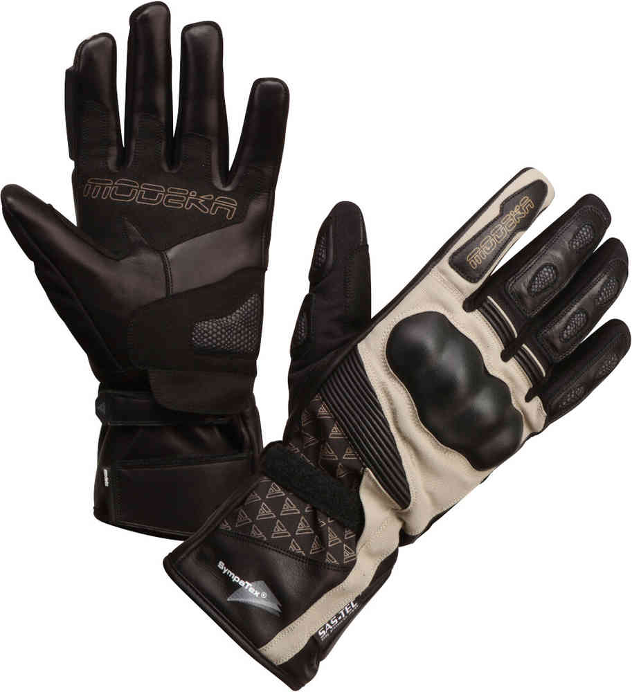 Мотоциклетные перчатки Panamericana Modeka, черный/песочный мотоциклетные перчатки защитное снаряжение с закрытыми пальцами дышащие для езды на мотоцикле и велосипеде по бездорожью с сенсорным эк