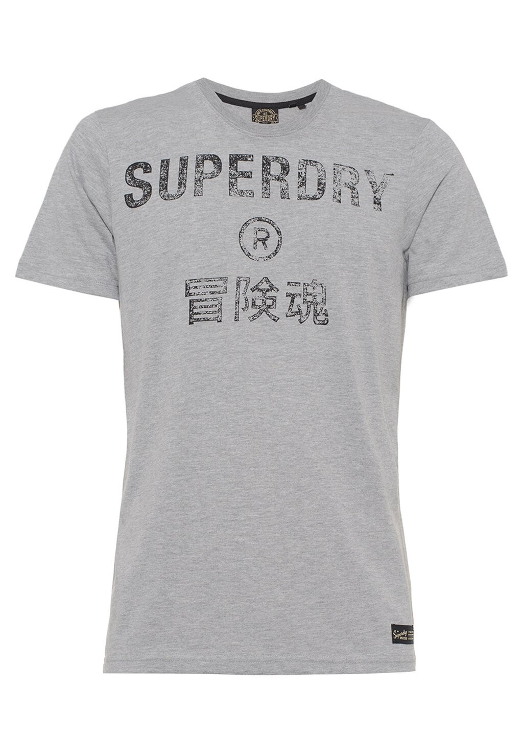 

Футболка с принтом VINTAGE CORP LOGO Superdry, цвет grigio