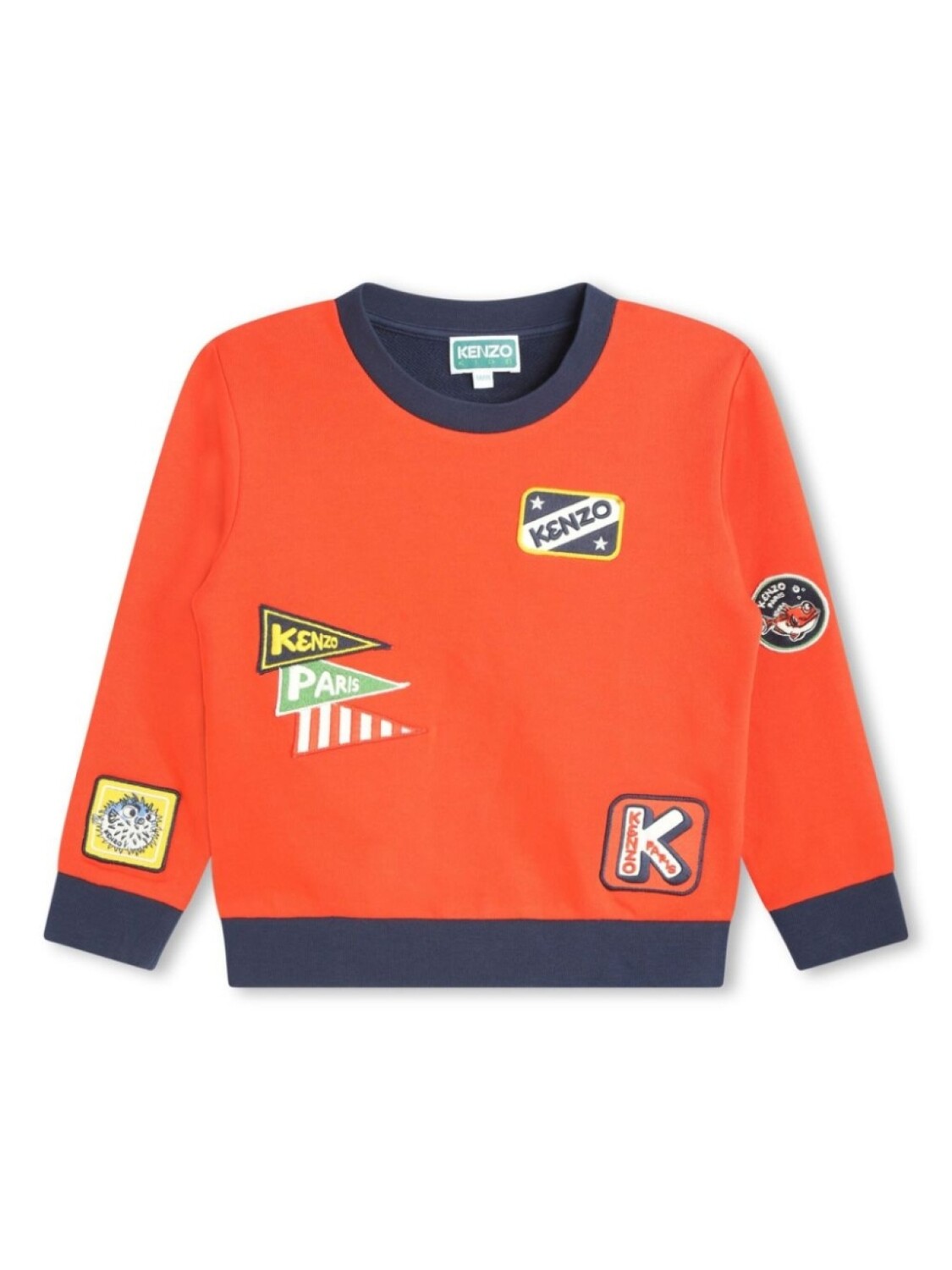 

Kenzo Kids толстовка с логотипом, красный