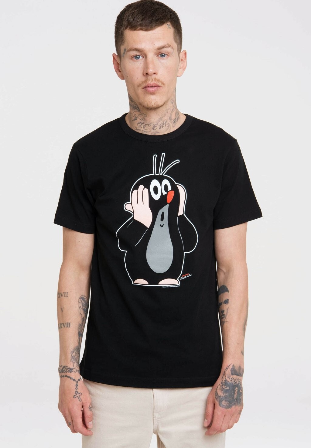 

Футболка с принтом LOGOSHIRT, черный