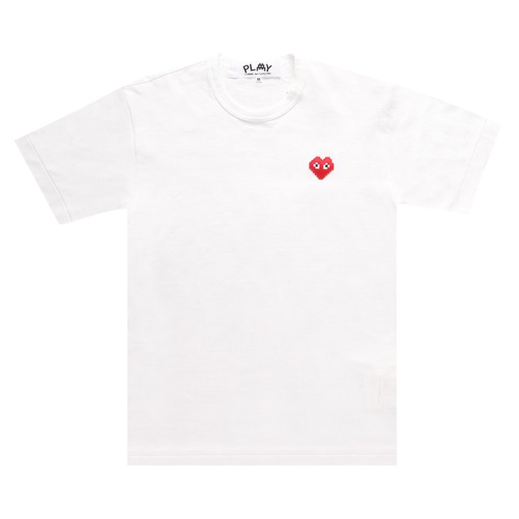 

Футболка Comme des Garçons PLAY Mini Logo T-Shirt 'White', белый