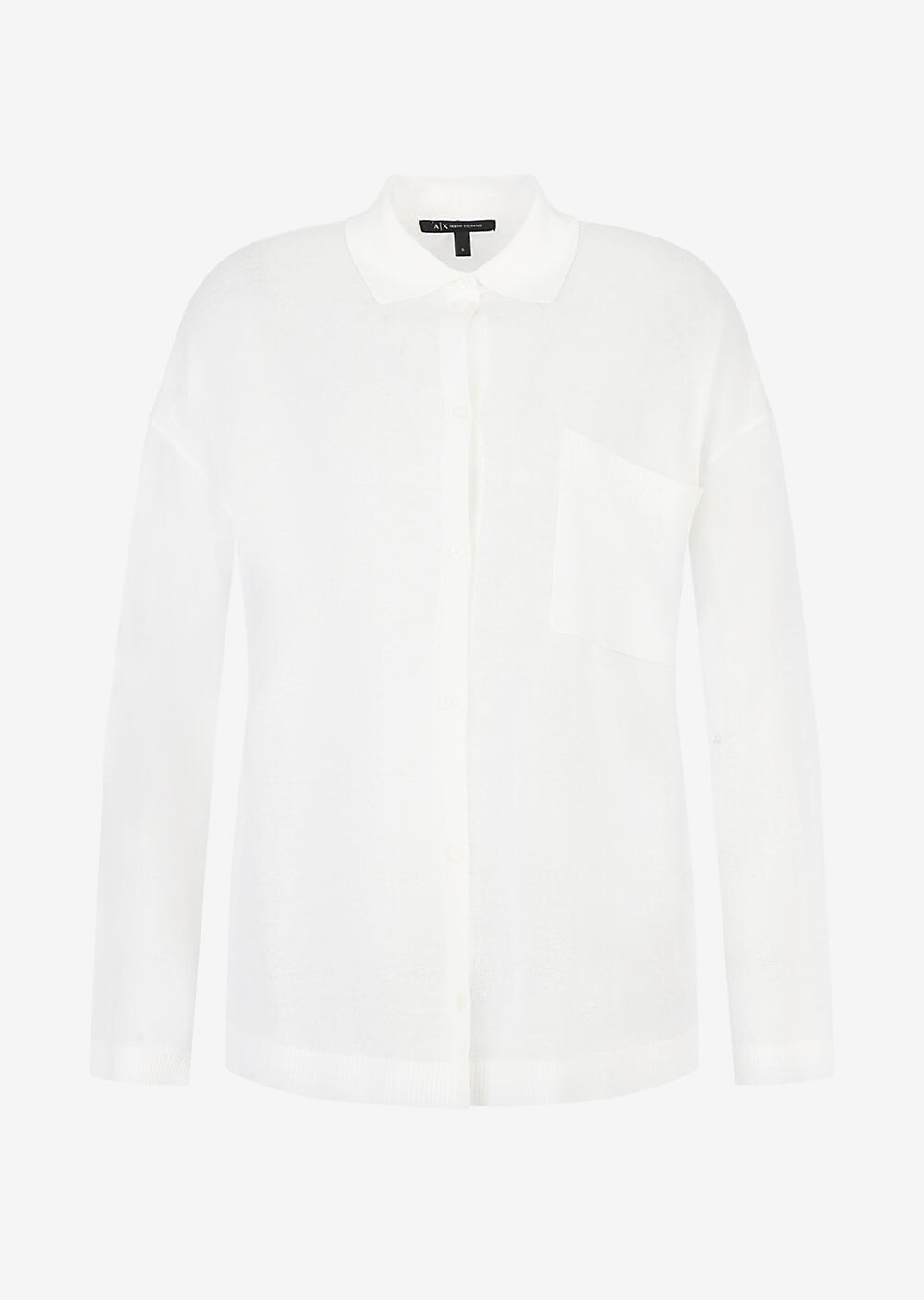 

Вязаный топ Armani Exchange, белый