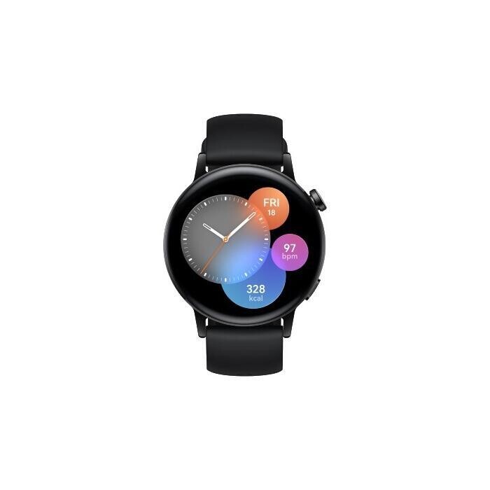 

Смарт-часы Huawei Watch GT3, черные, 42 мм, черный