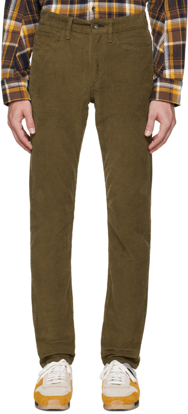 

Зеленые брюки Fit 2 rag & bone