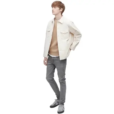

Джинсы Uniqlo Ultra Stretch Skinny (длина 84см), серый
