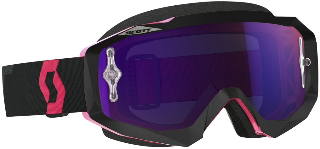 Очки Scott Hustle MX для мотокросса, черный/розовый