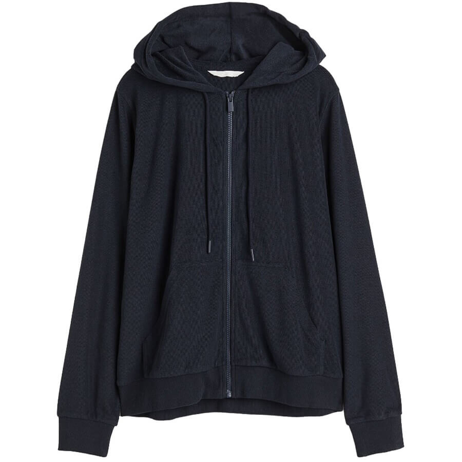 

Толстовка H&M Terry Hooded, темно-синий