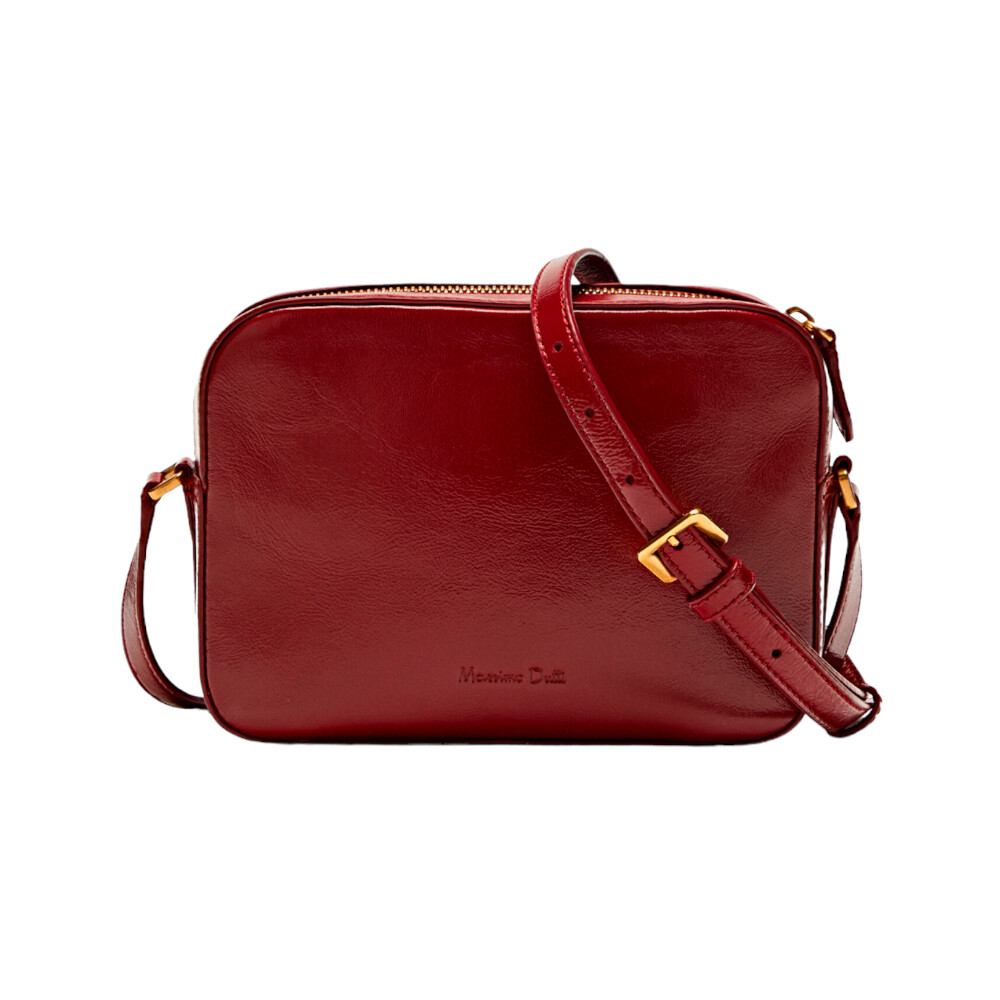 

Сумка Massimo Dutti Party Leather Camera, красный