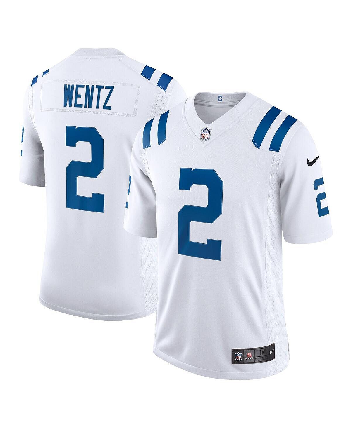 

Мужская футболка carson wentz white indianapolis colts vapor limited jersey Nike, белый