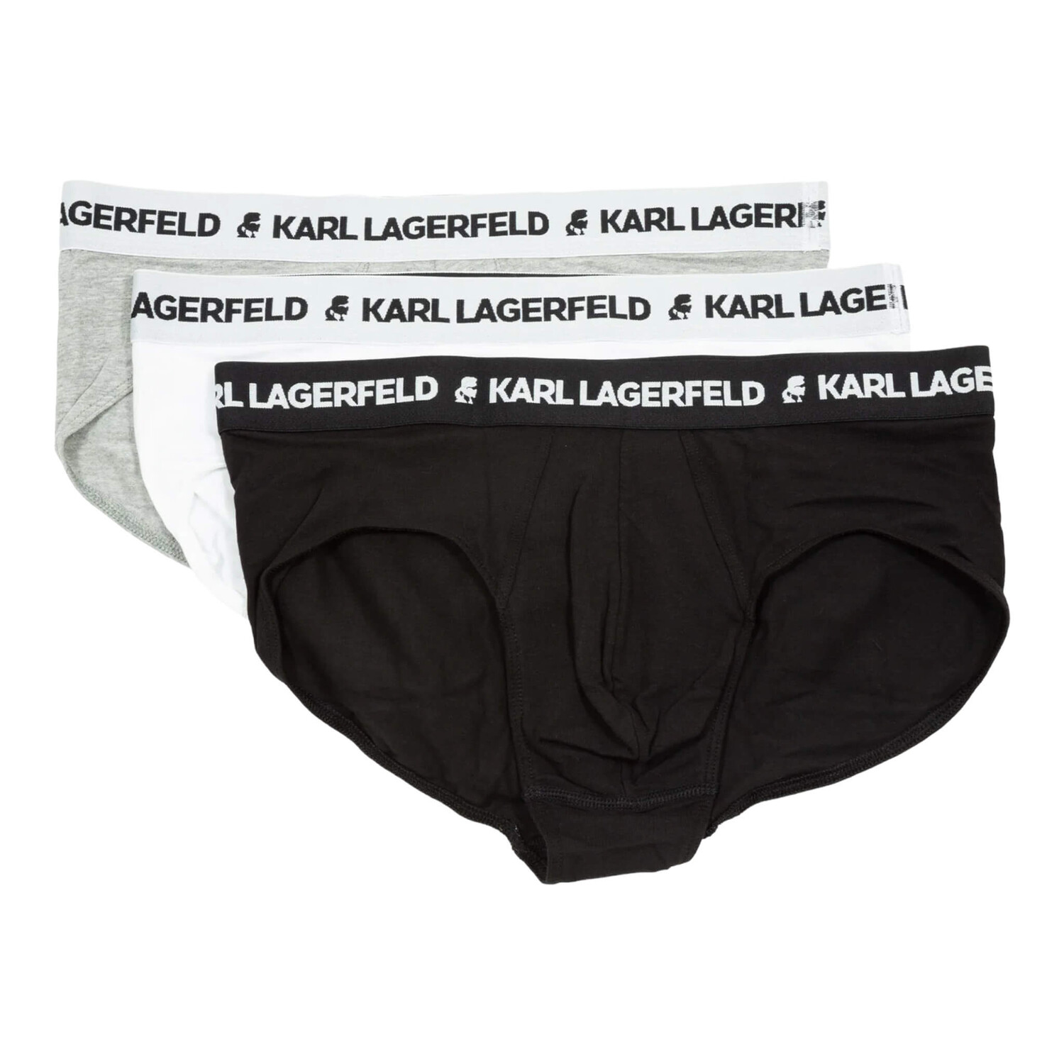 

Набор трусов Karl Lagerfeld Cotton, черный/серый/белый