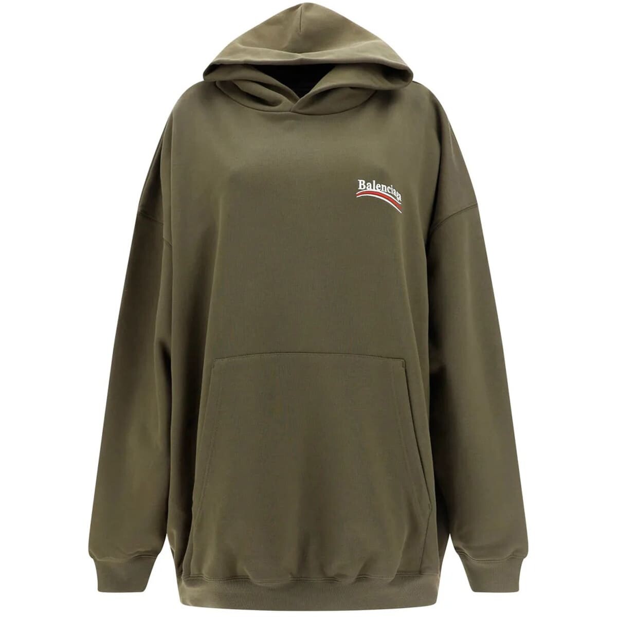 

Худи Balenciaga, хаки