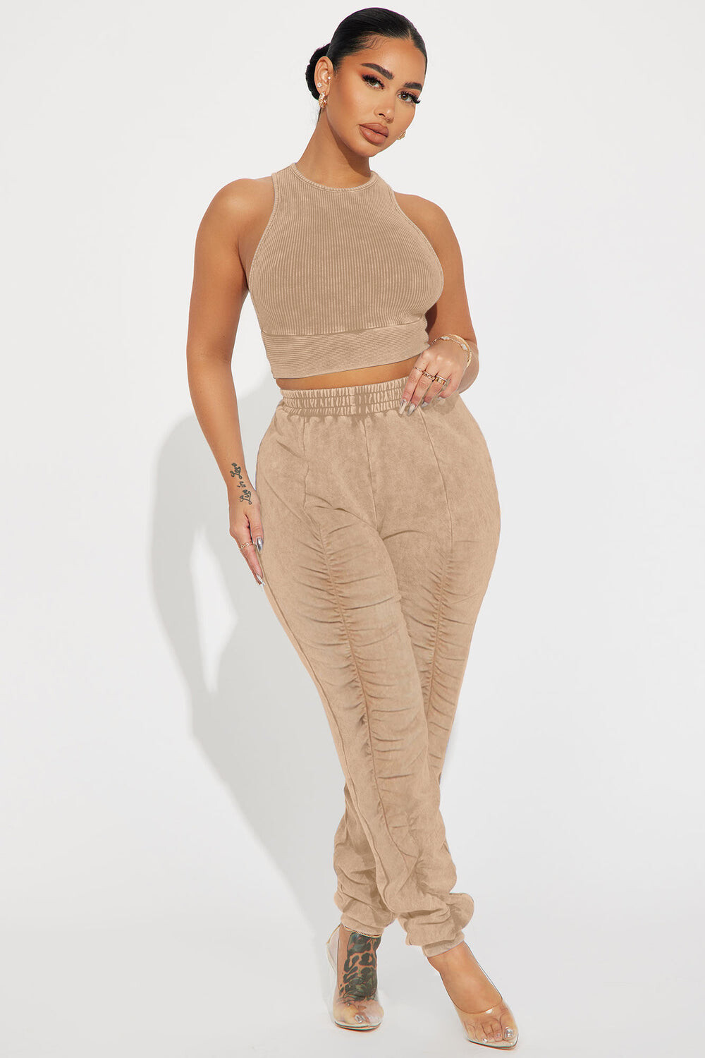 

Джоггеры Fashion Nova ELTP1003, серо-коричневый