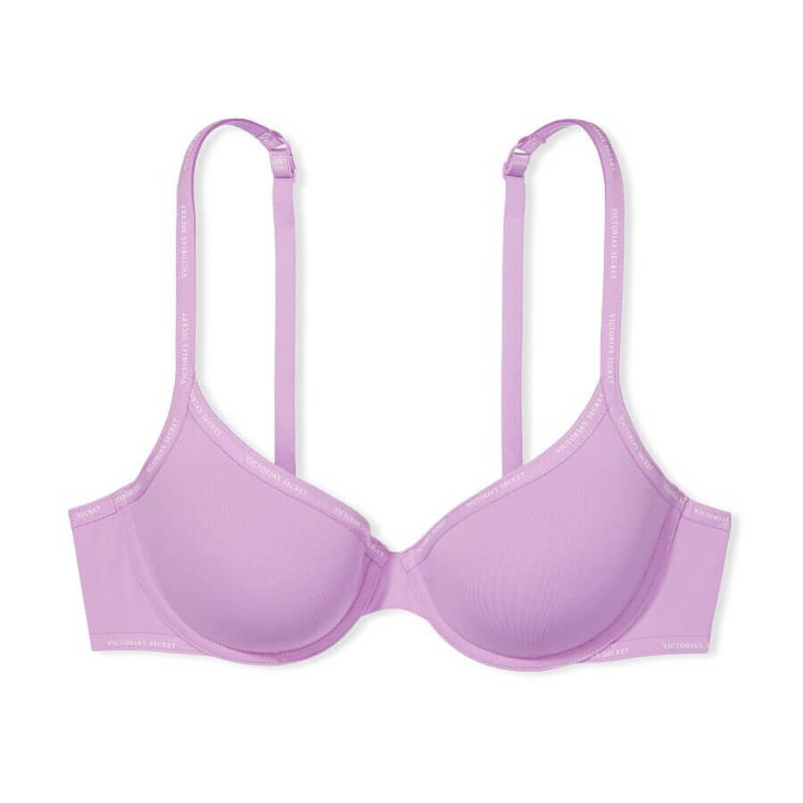 

Бюстгальтер на косточках Victoria's Secret The T-shirt Lightly-Lined Demi, сиреневый