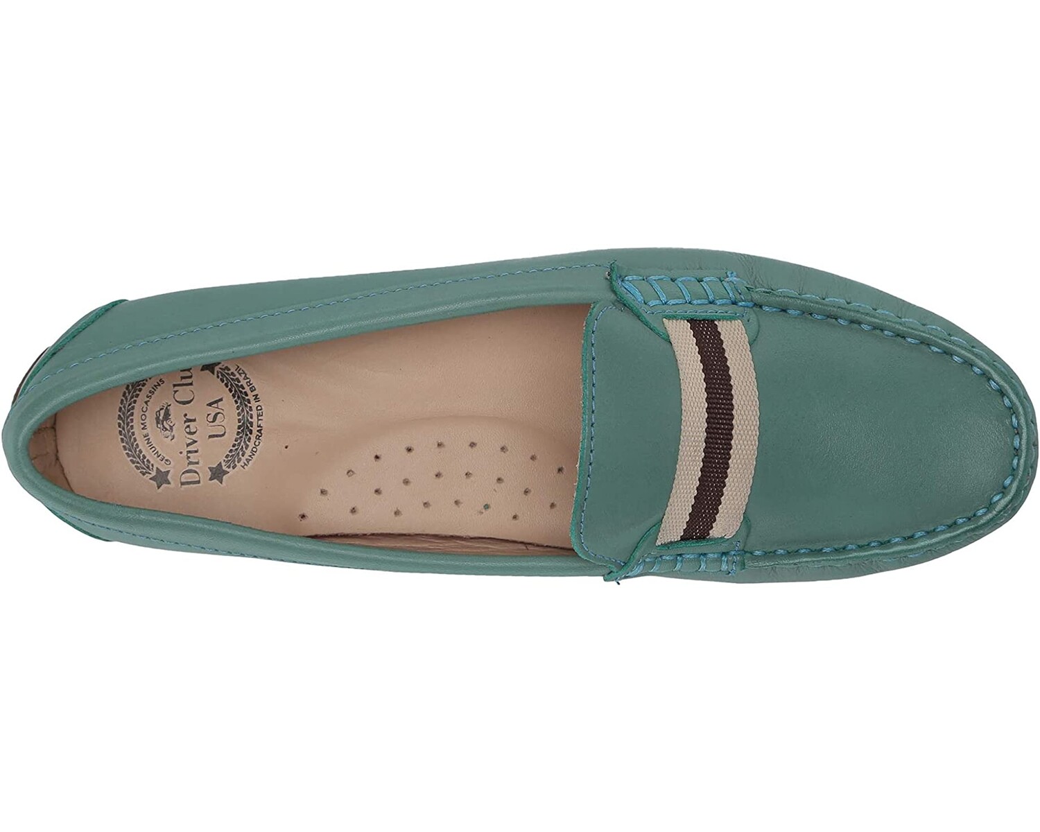 

Лоферы Women's Leather Made in Brazil Grow Gain Ribbon Detail Driver Moc Loafer Driver Club USA, пасифик наппа