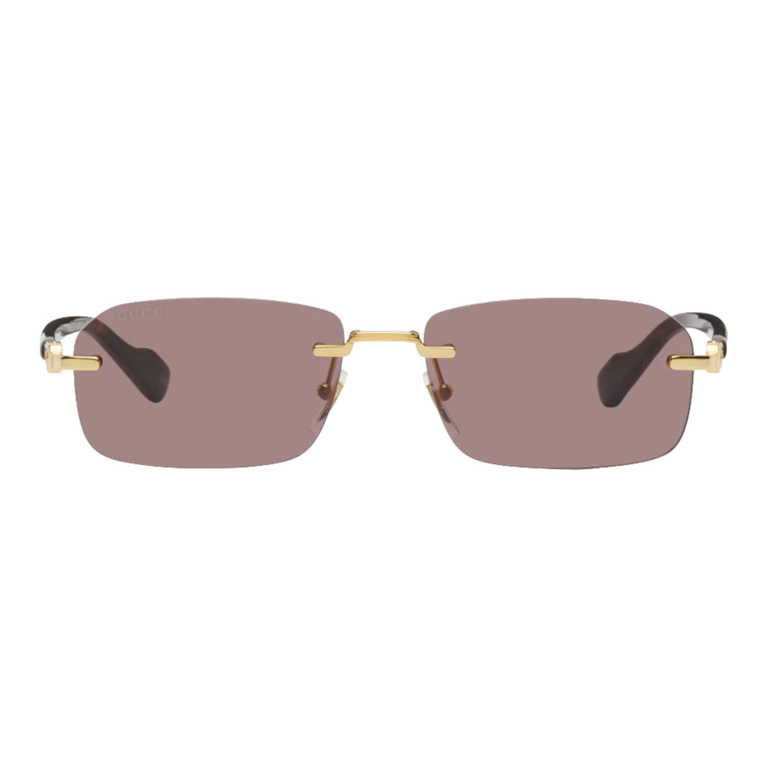 

Солнцезащитные очки Gucci Rectangular, фиолетовый