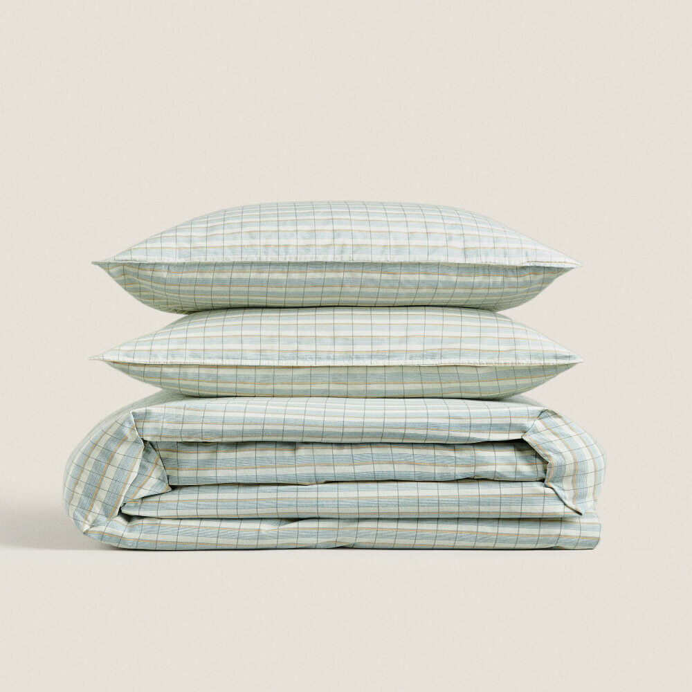 

Пододеяльник Zara Home Striped Cotton, мультиколор