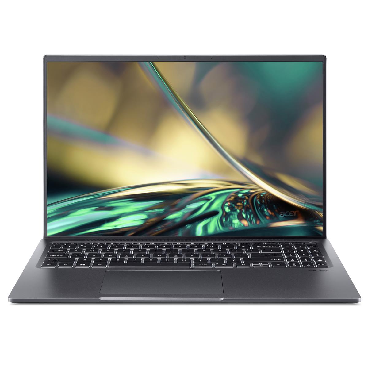 Ноутбук Acer Swift X SFX16-52G-73U6, 16, 16Гб/512Гб, Core i7-1260P, Arc A370M, стальной серый, английская раскладка