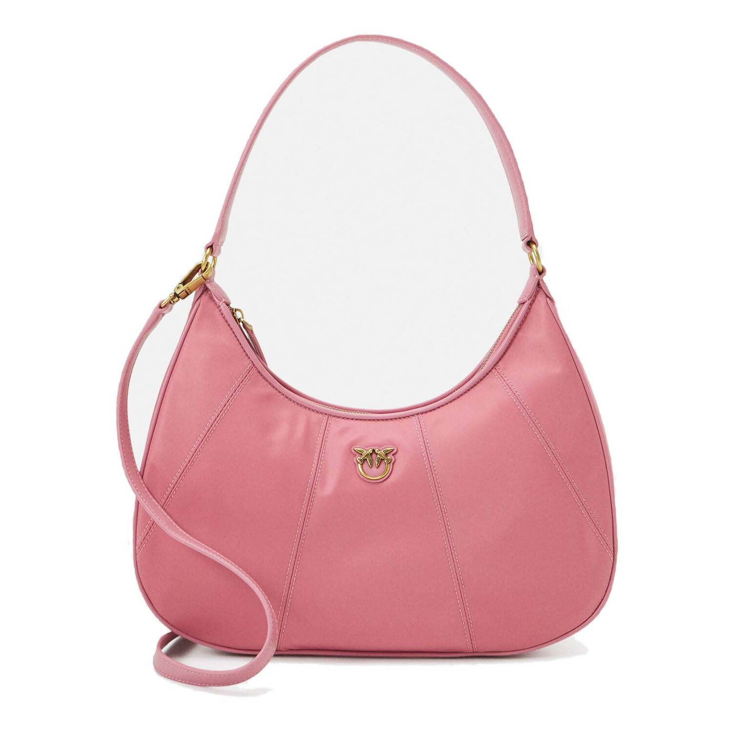 

Сумка Pinko Half Moon Classic Riciclato, розовый