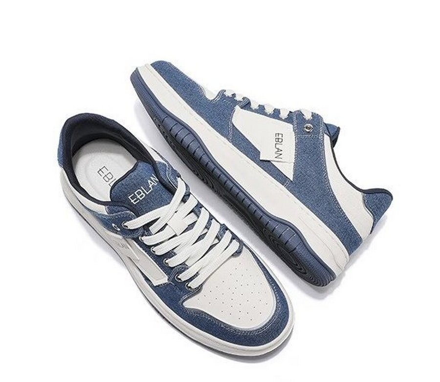 Кроссовки Eblan Denim Canvas (размер 43) Unisex, белый/синий – заказать ...