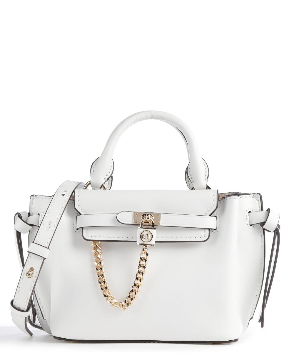 

Сумка Hamilton Legacy из мелкозернистой яловой кожи Michael Kors, белый