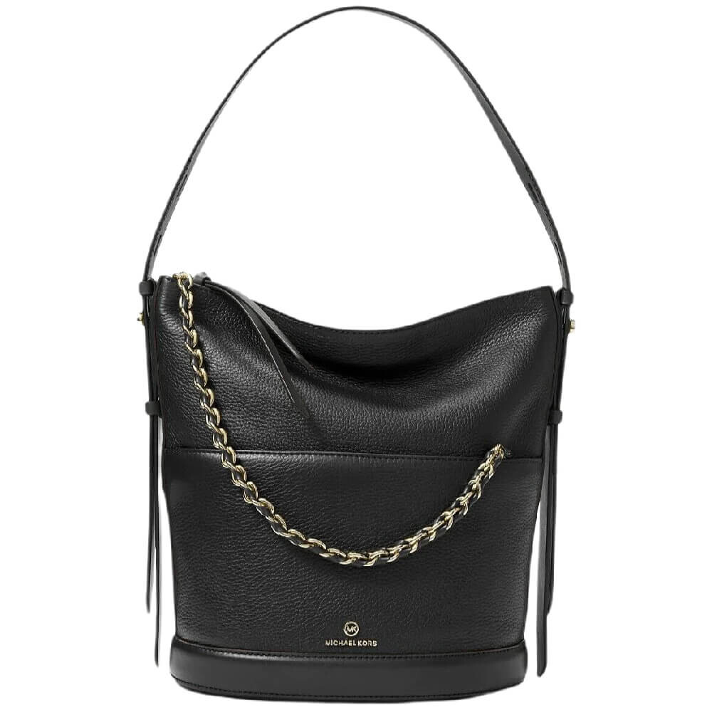 

Сумка Michael Kors Reese MK Signature Ebbled Leather, черный