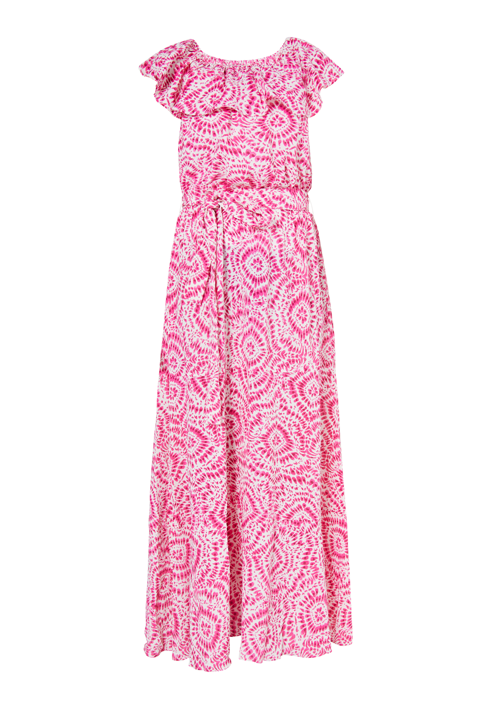 Платье IZIA Maxi Mit Print, розовый платье izia maxi mit print цвет kamel mehrfarbig