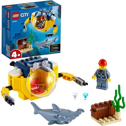 

Конструктор Lego 60263 City Oceans для исследователей океана с подводной лодкой