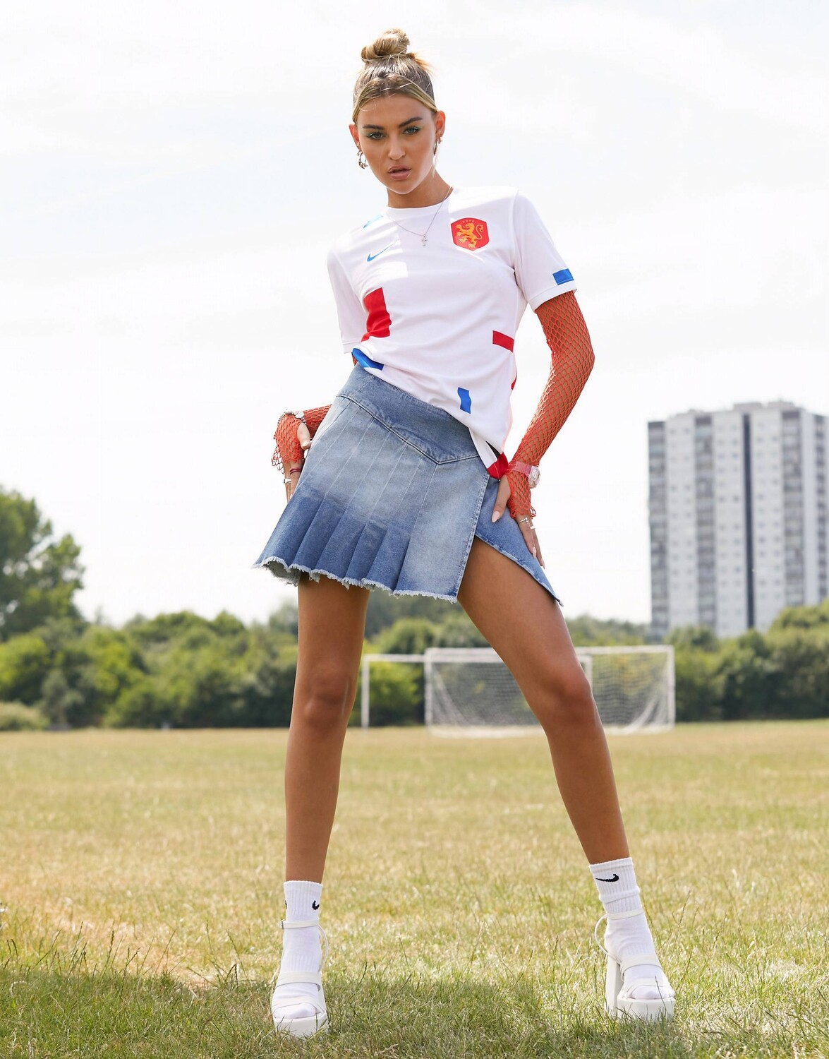 

Белая футболка Nike Football Netherlands Euro 22 Away Stadium, Белый