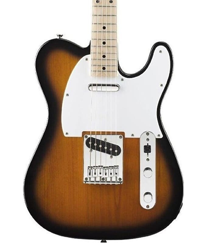 

Squier Affinity Telecaster с кленовой накладкой грифа, бридж с верхней загрузкой, 2 цвета Sunburst Affinity Telecaster with Maple Fretboard, Top Loader Bridge