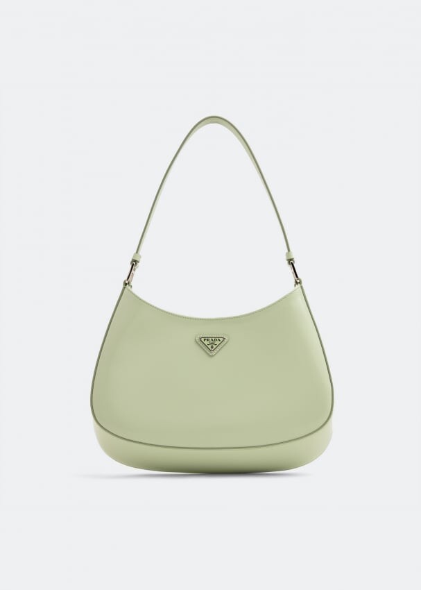 

Сумка PRADA Cleo leather shoulder bag, зеленый