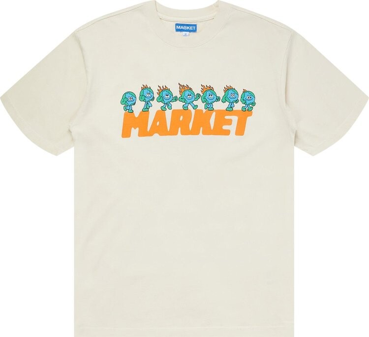 

Футболка Market Keep Going T-Shirt Sand, загар