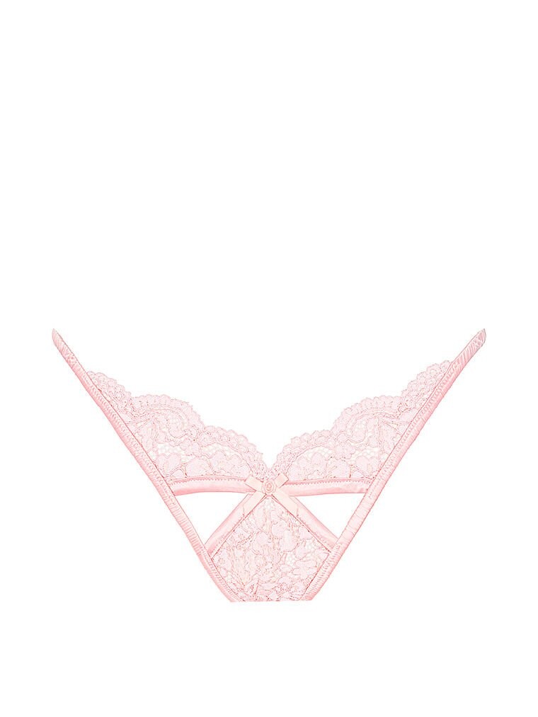 

Трусы-стринги For Love & Lemons Creamsicle Lace, светло-розовый