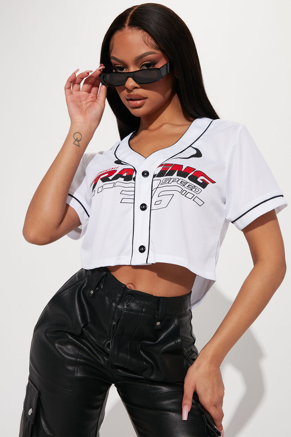 

Топ Fashion Nova SB8494, белый