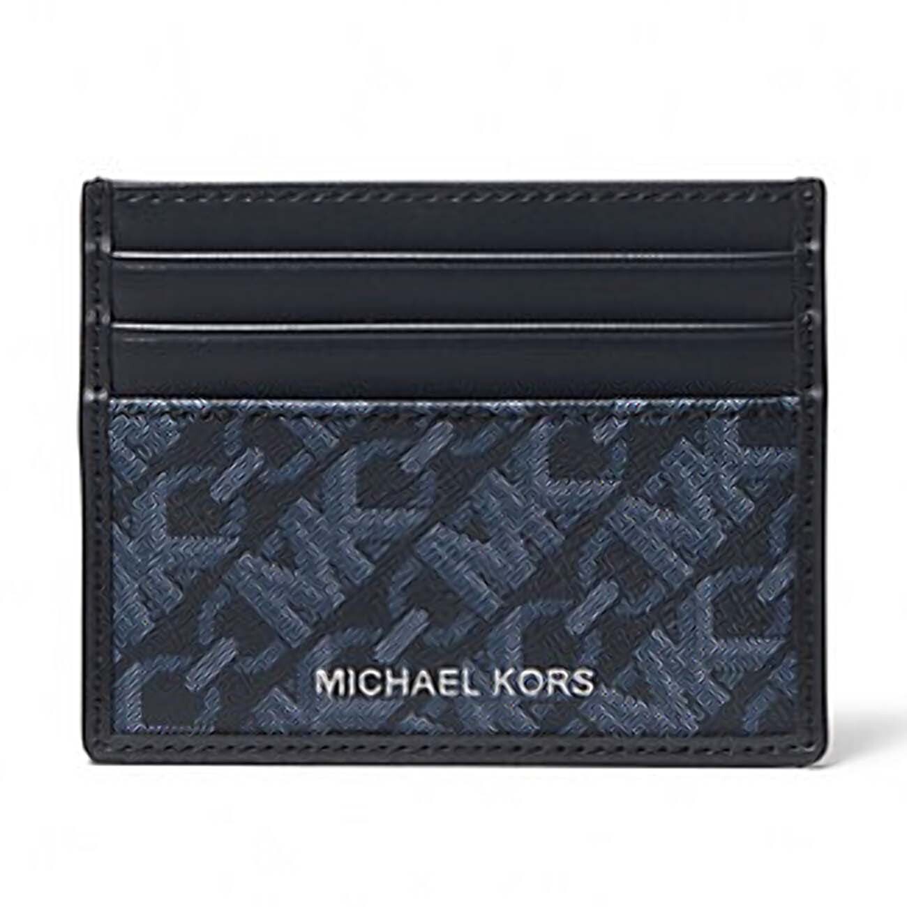 

Картхолдер Michael Kors Hudson Empire Signature Logo Tall, синий