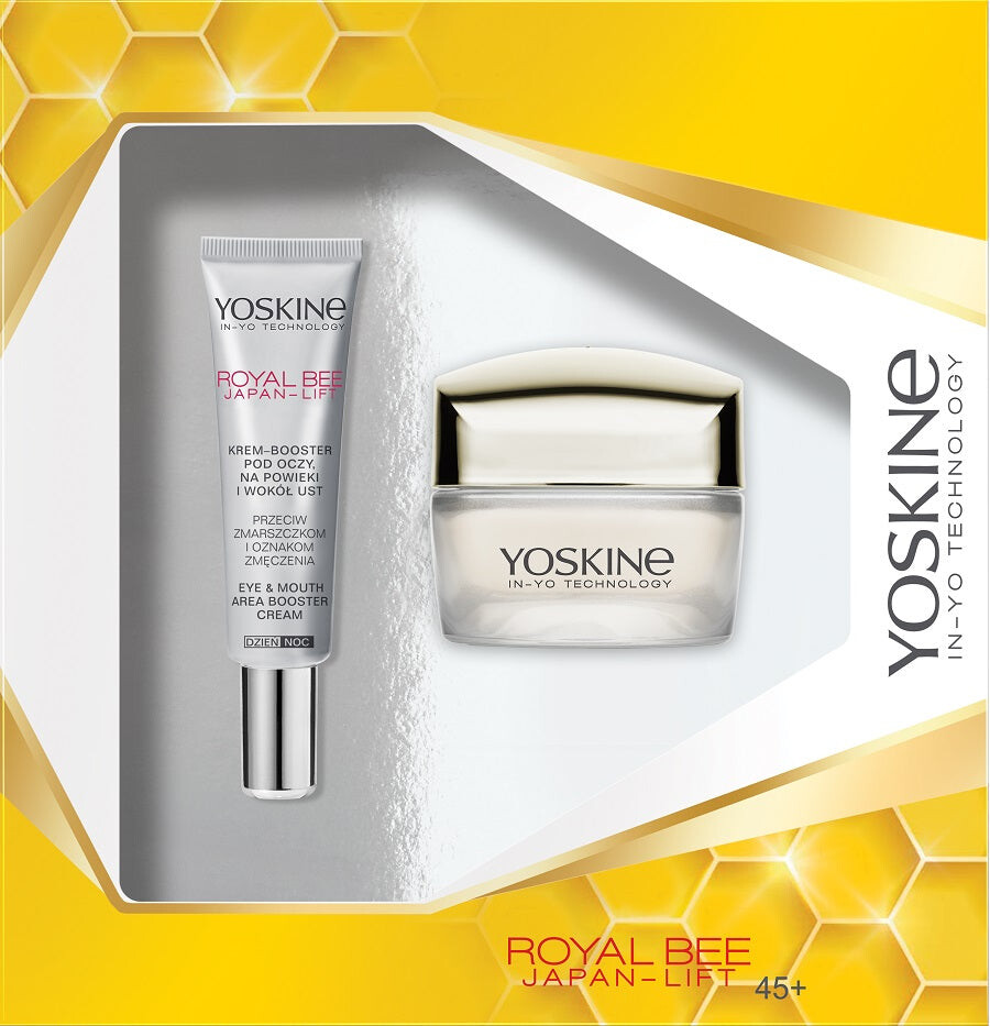 

Yoskine Набор Royal Bee дневной и ночной крем 45+ 50мл + крем для глаз 15мл