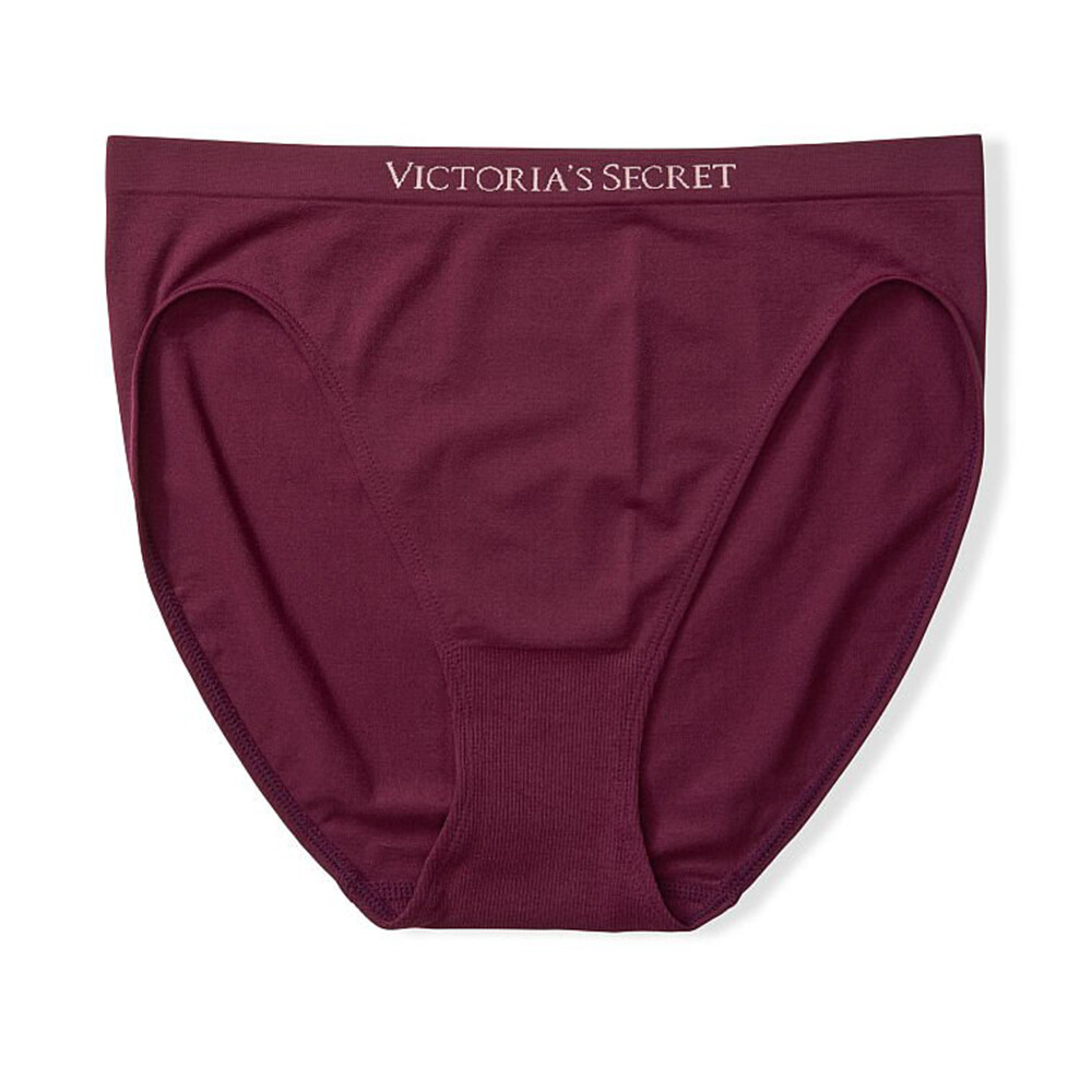 

Трусы Victoria's Secret Seamless Dot Brief, бордовый