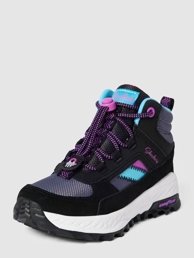 

Высокие кроссовки с лейблом модели «LET'S EXPLORE» SKECHERS, черный