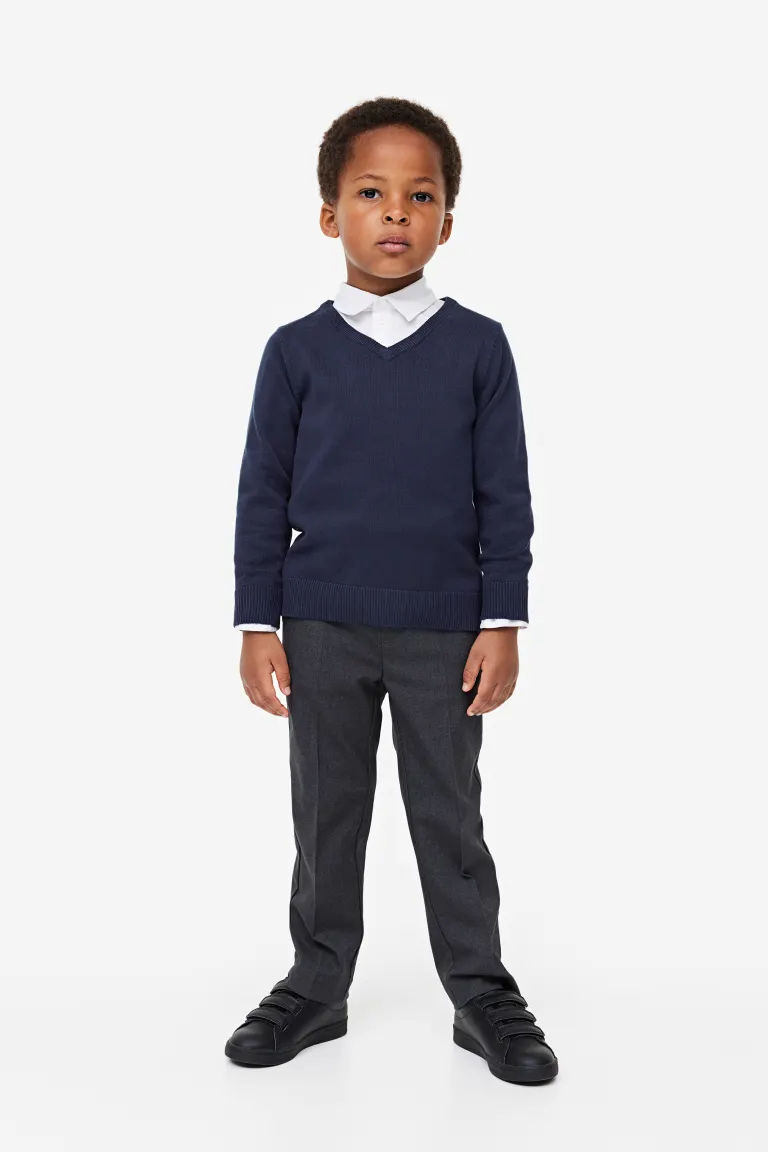 

Вязаная кофта H&M, синий