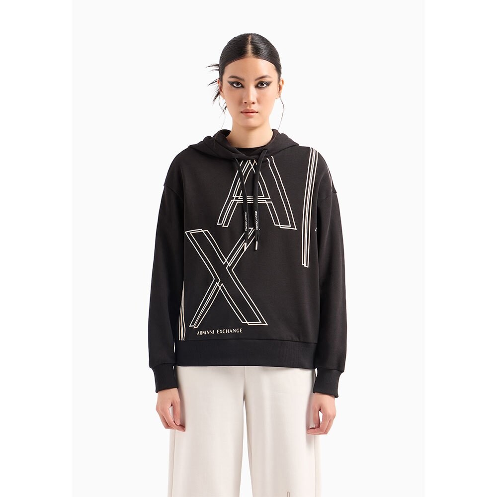 

Худи Armani Exchange 3DYM09_YJEBZ, черный