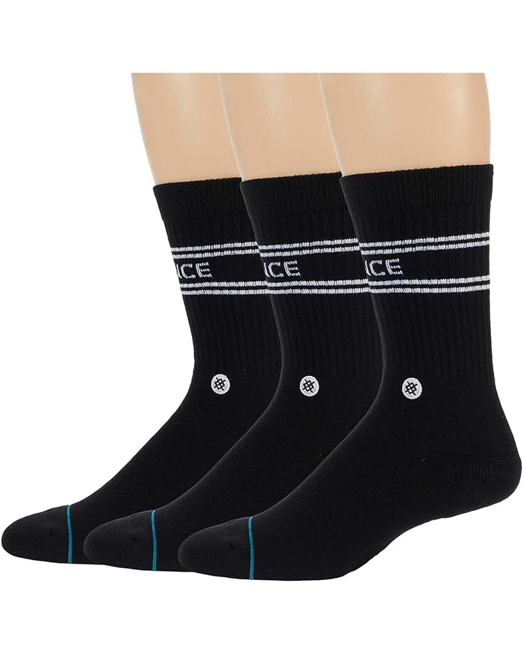 

Носки Stance Basic 3-Pack Crew, черный