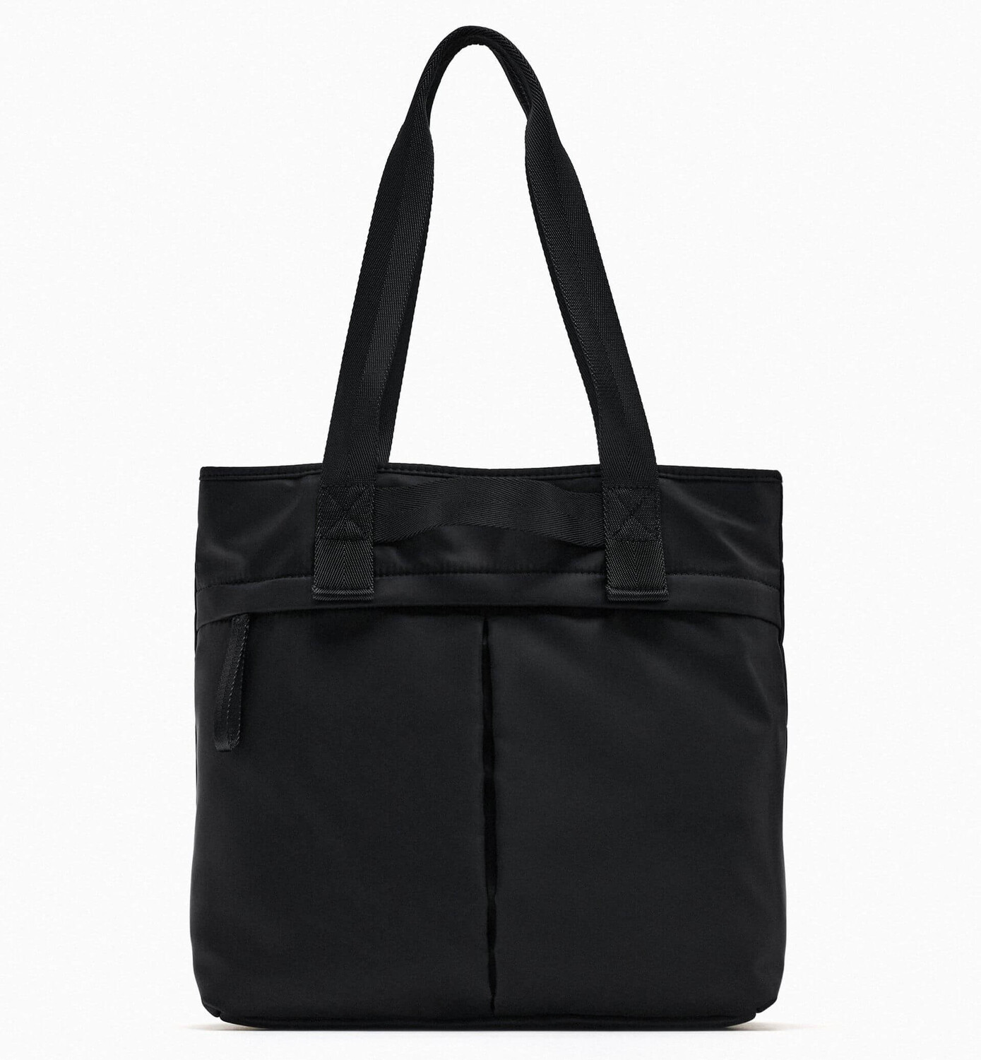 

Сумка Zara Nylon Tote, черный
